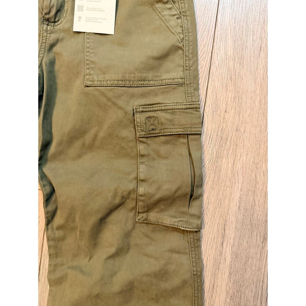 NWT Sanctuary Los Angeles Reissue Wide Leg Cargo Utility Pants in Olive Size XS - Picture 3 of 6